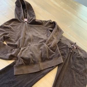 🤎terry juicy track suit🤎chocolate brown - in great condition!